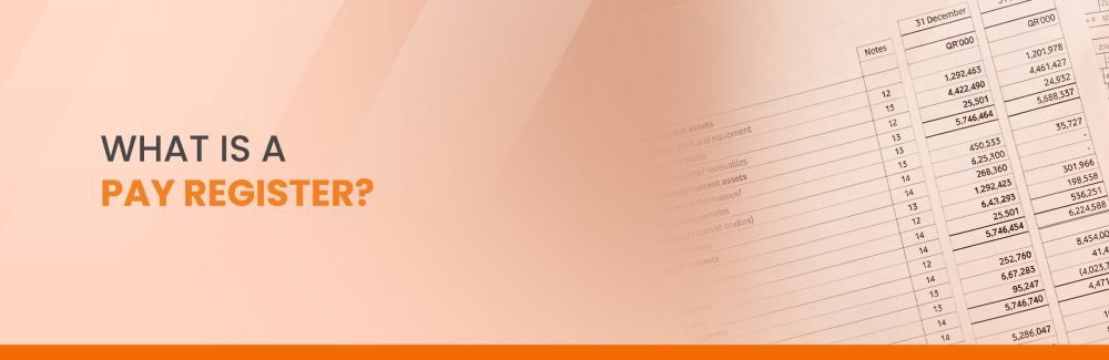What is a pay register?