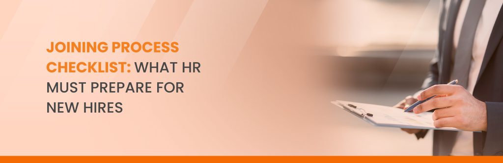 Joining Process Checklist